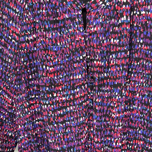 DR2 Daniel Rainn Women’s Multicolor Pattern Dress elastic waist - Medium - Picture 9 of 9